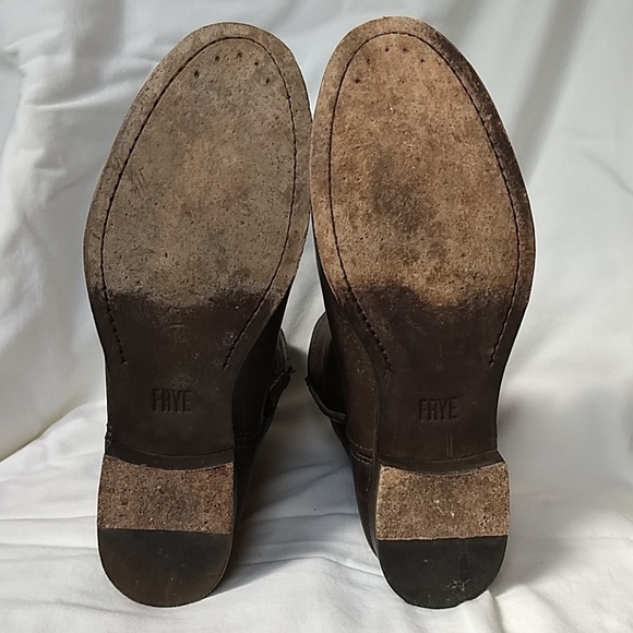 Frye Anna Short Leather Boots - Picture 7 of 8